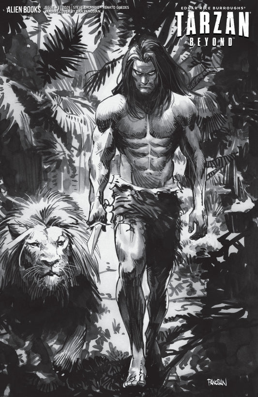 Tarzan Beyond #3 Variant D (Panosian Black & White) (NM)