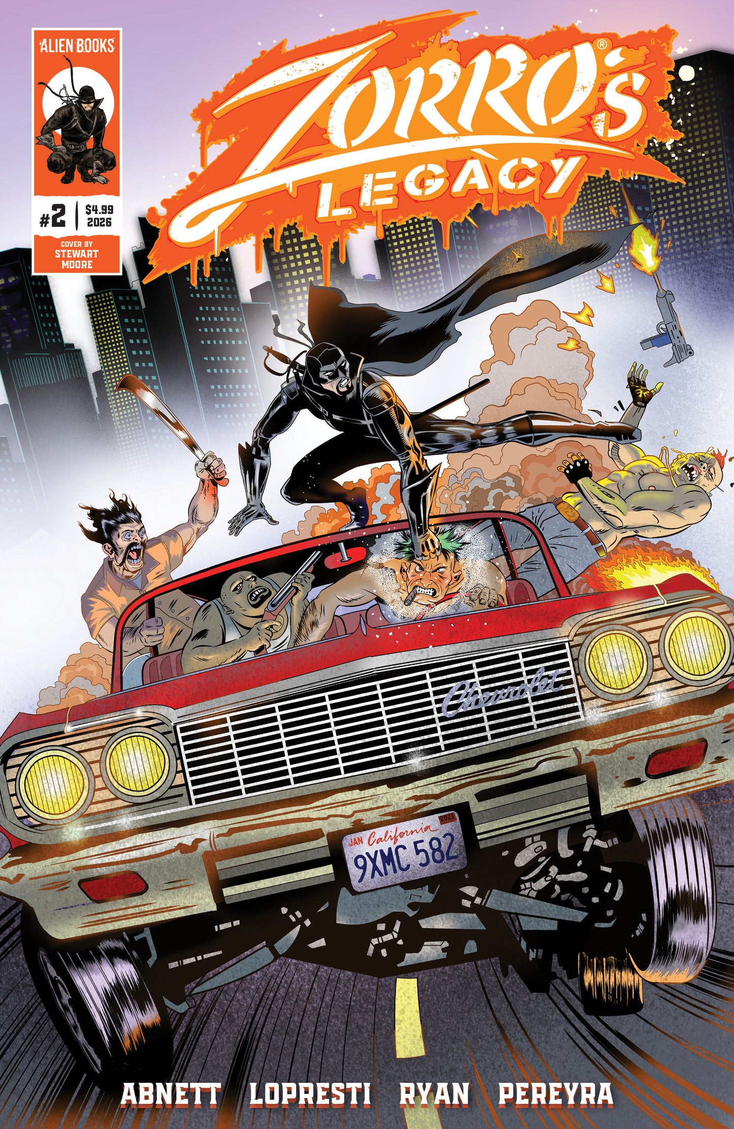 Zorro's Legacy #2 Variant B (Moore) (NM)
