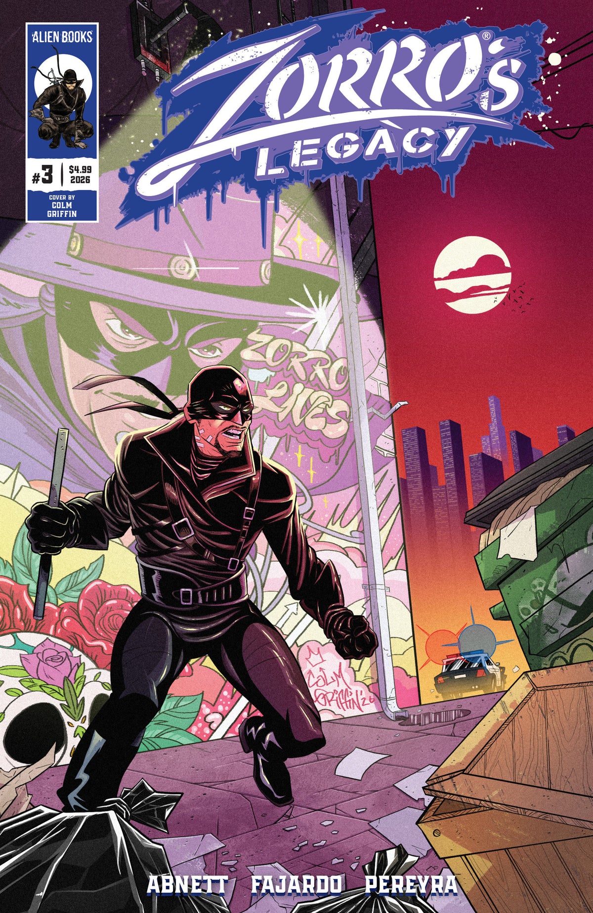 Zorro's Legacy #3 Variant B (Griffin) (NM)