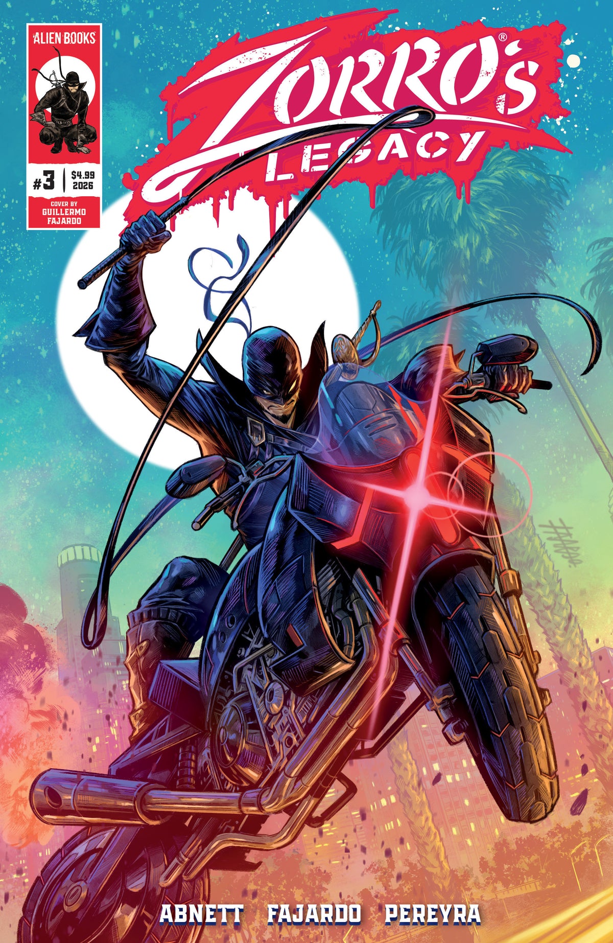 Zorro's Legacy #3 Variant C (Fajardo) (NM)