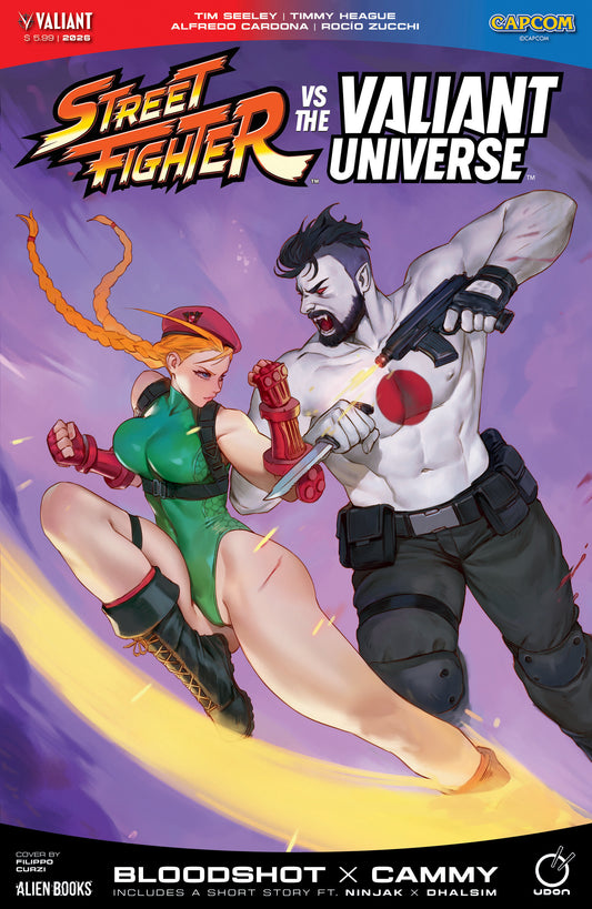 Street Fighter vs. The Valiant Universe Special Cover A (Curzi) (NM)