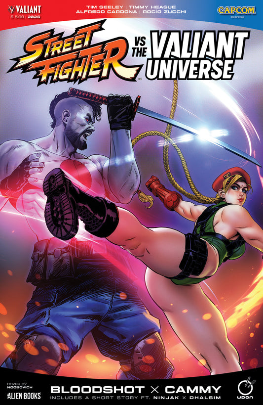 Street Fighter vs. The Valiant Universe Special Variant D (Noobovich) (NM)