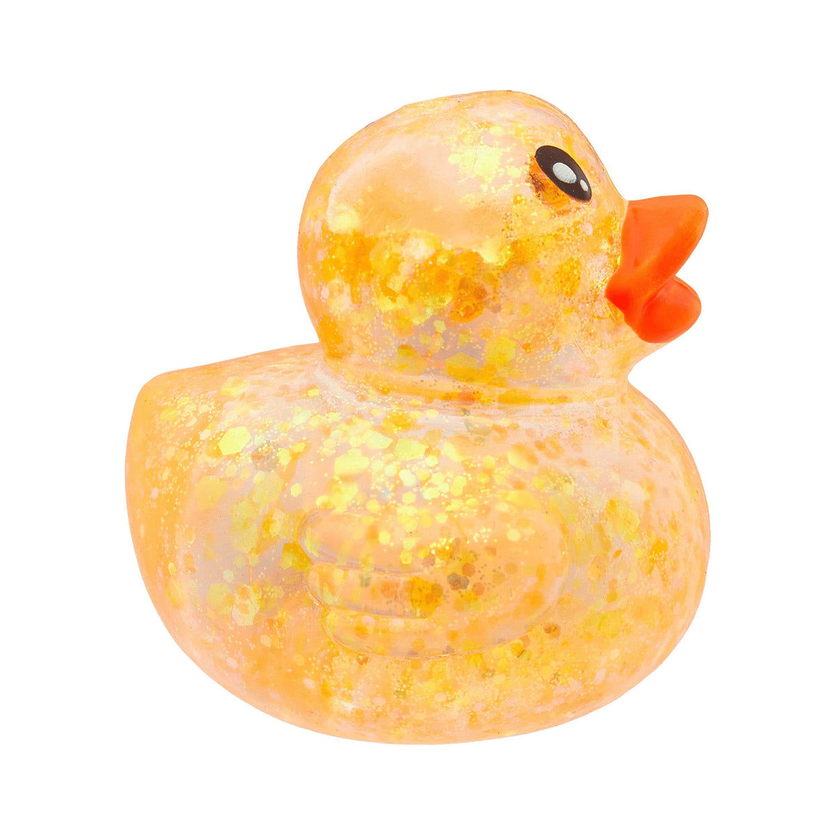 Sensory Toy Box Squishy Glitter Ducks Stress Relief Fidget Toy (4 pack)