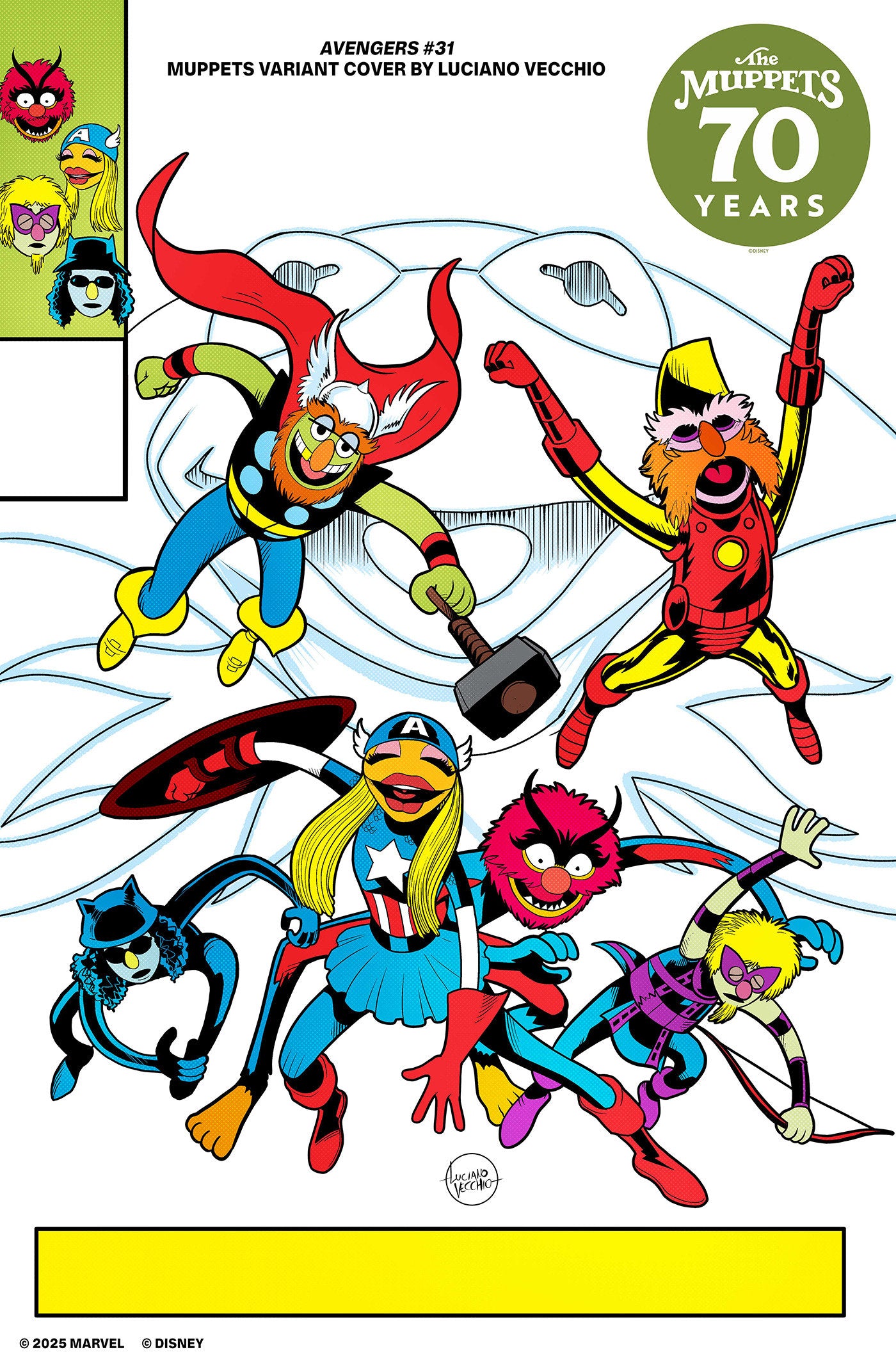 Avengers #31 Luciano Vecchio Muppets Variant (NM)