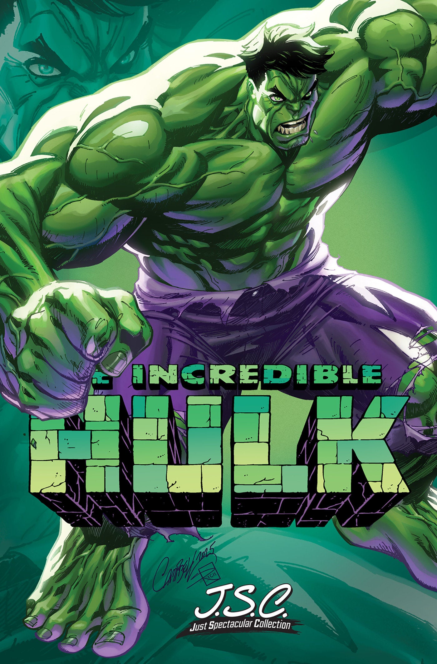 Incredible Hulk #28 J. Scott Campbell Just Spectacular Collection Variant (NM)