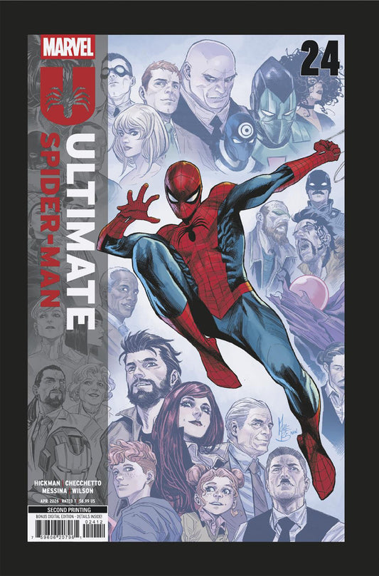 Ultimate Spider-Man #24 Marco Checchetto 2nd Printing Variant (NM)