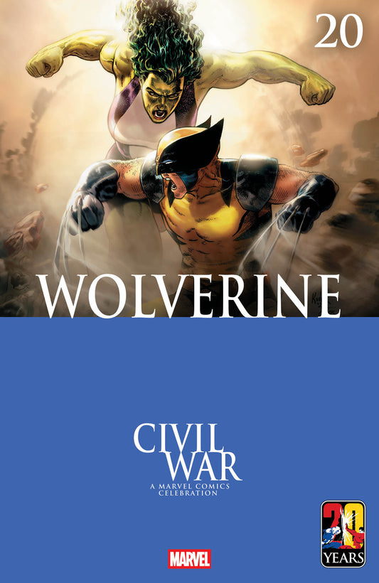 Wolverine #20 Aaron Kuder Civil War Celebration Variant (NM)
