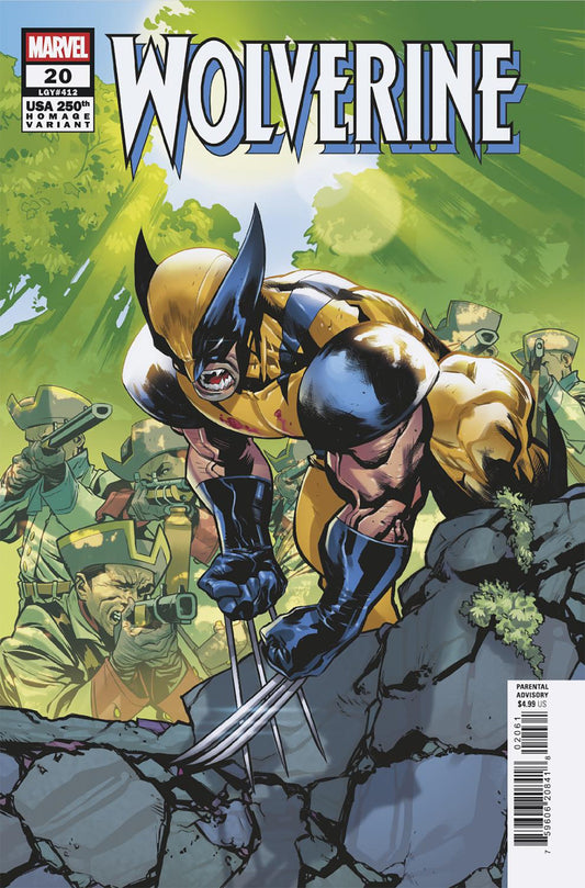 Wolverine #20 Francesco Manna 250th Homage Variant (NM)