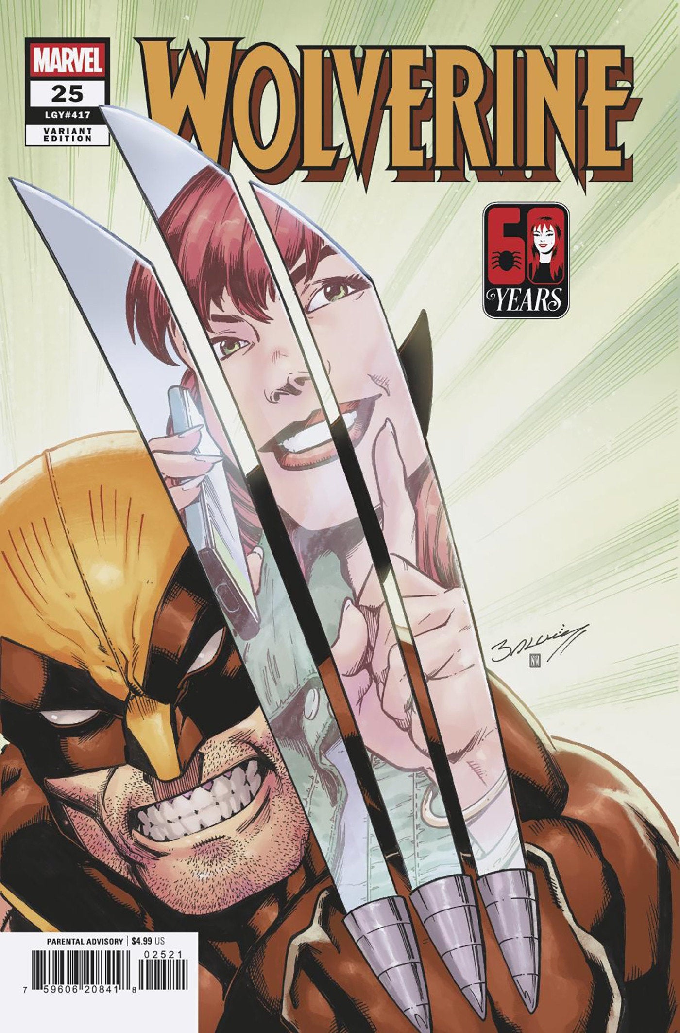 Wolverine #25 Mark Bagley Mary Jane Watson Variant (NM)