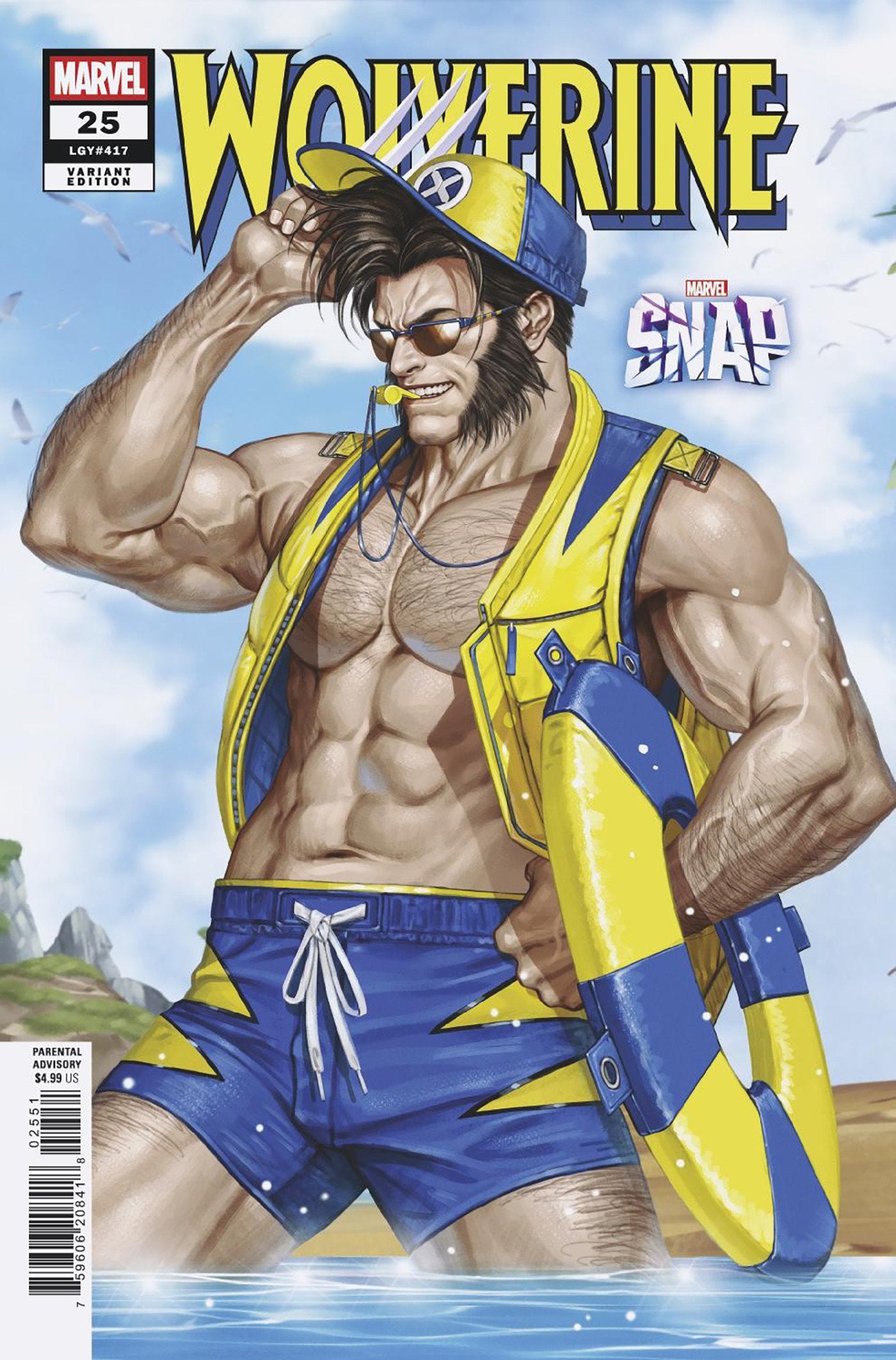 Wolverine #25 Inhyuk Lee Marvel Snap Swimsuit Variant (NM)