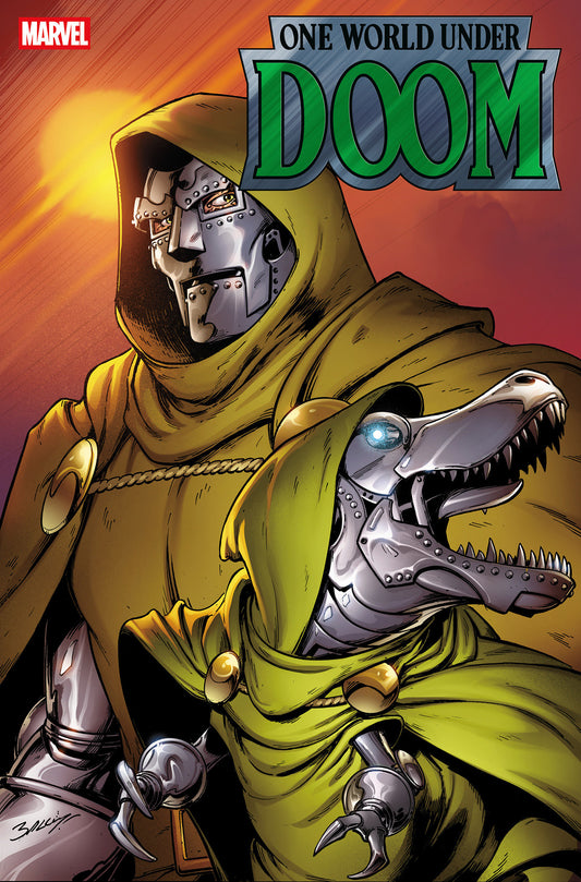 One World Under Doom #9 Mark Bagley Doomasaur Variant (NM)