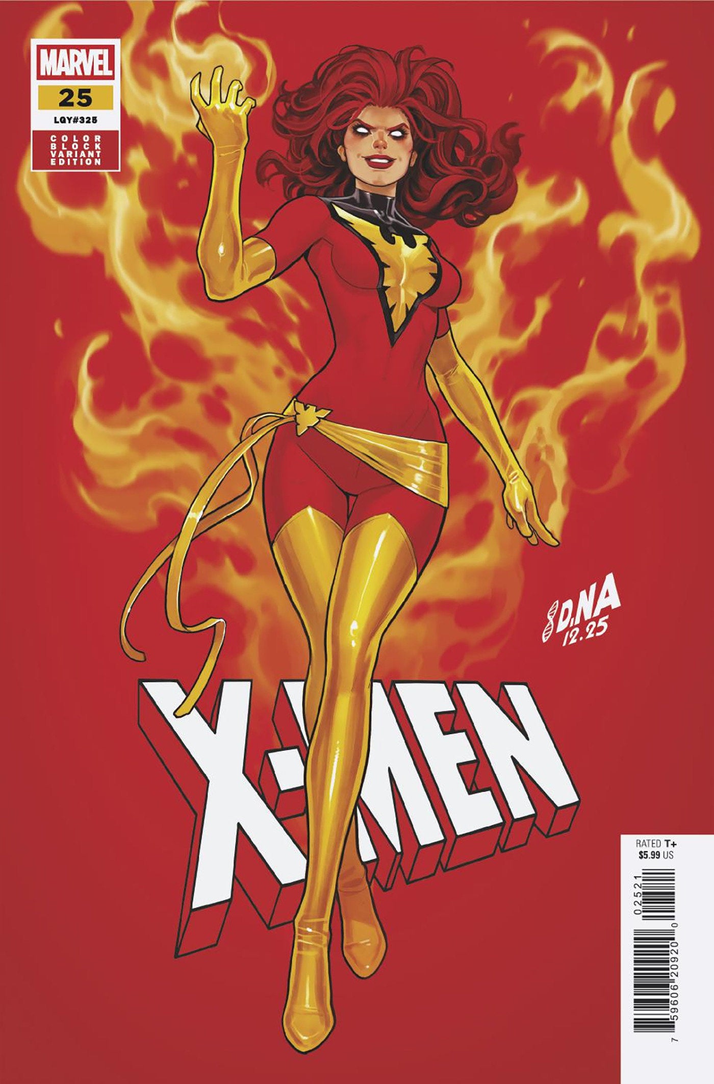 X-Men #25 David Nakayama Color Block Red Variant (NM)