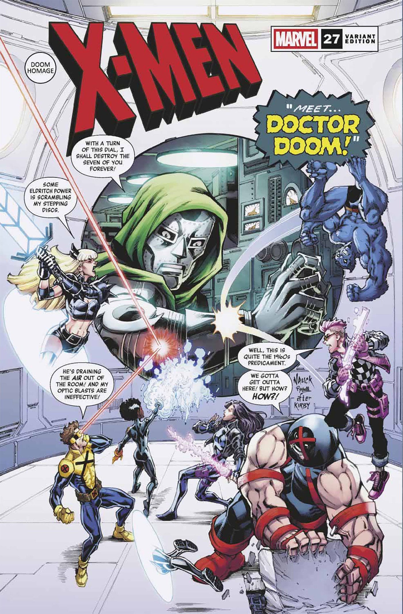 X-Men #27 Todd Nauck Doom Homage Variant (NM)