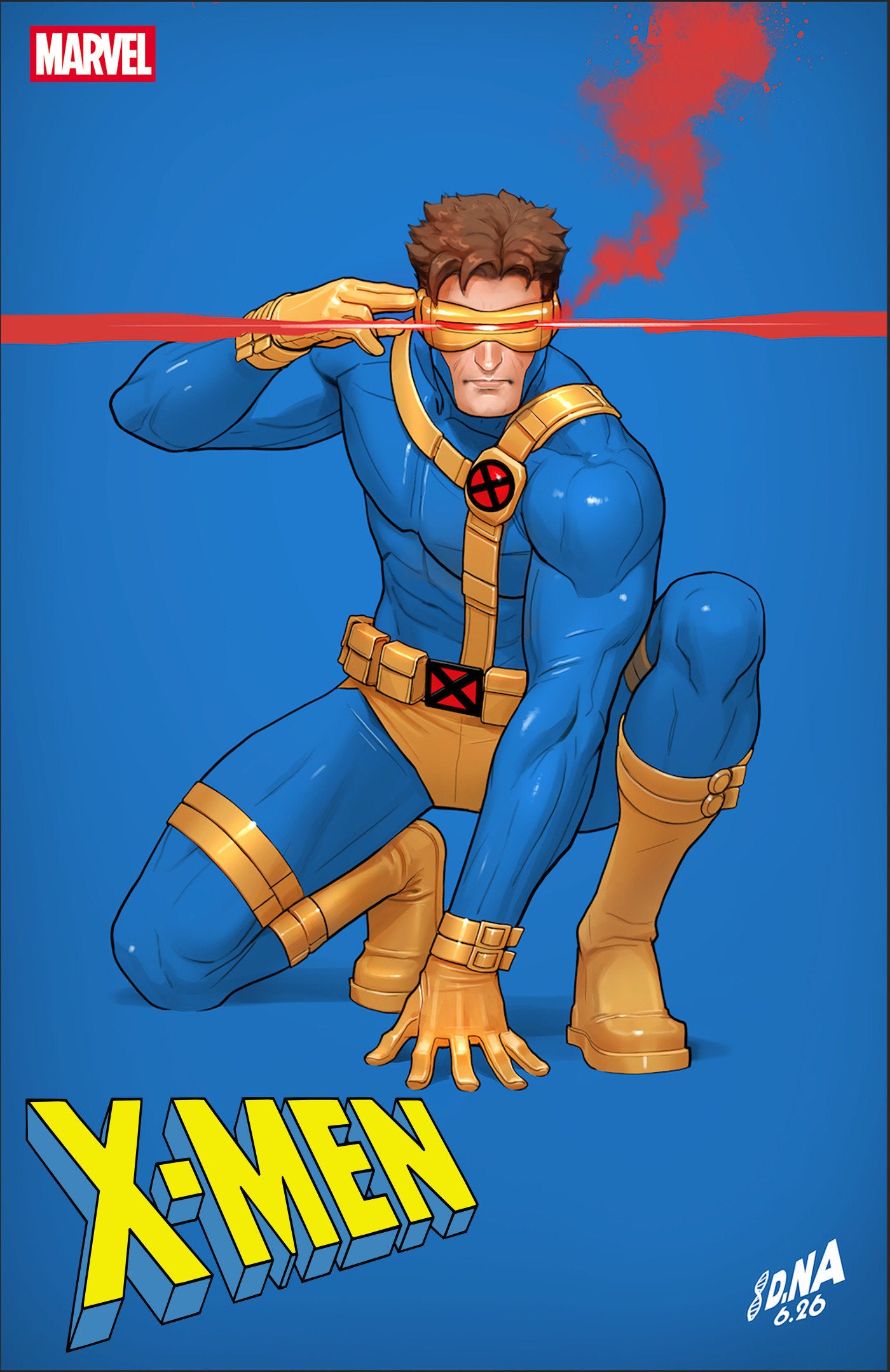 X-Men #33 David Nakayama Color Block Blue Variant (NM)