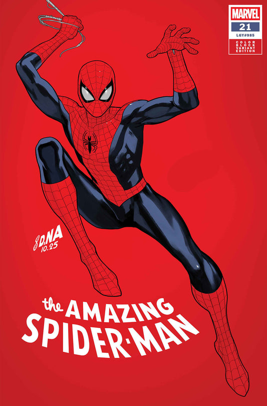 Amazing Spider-Man #21 David Nakayama Color Block Red Variant (NM)