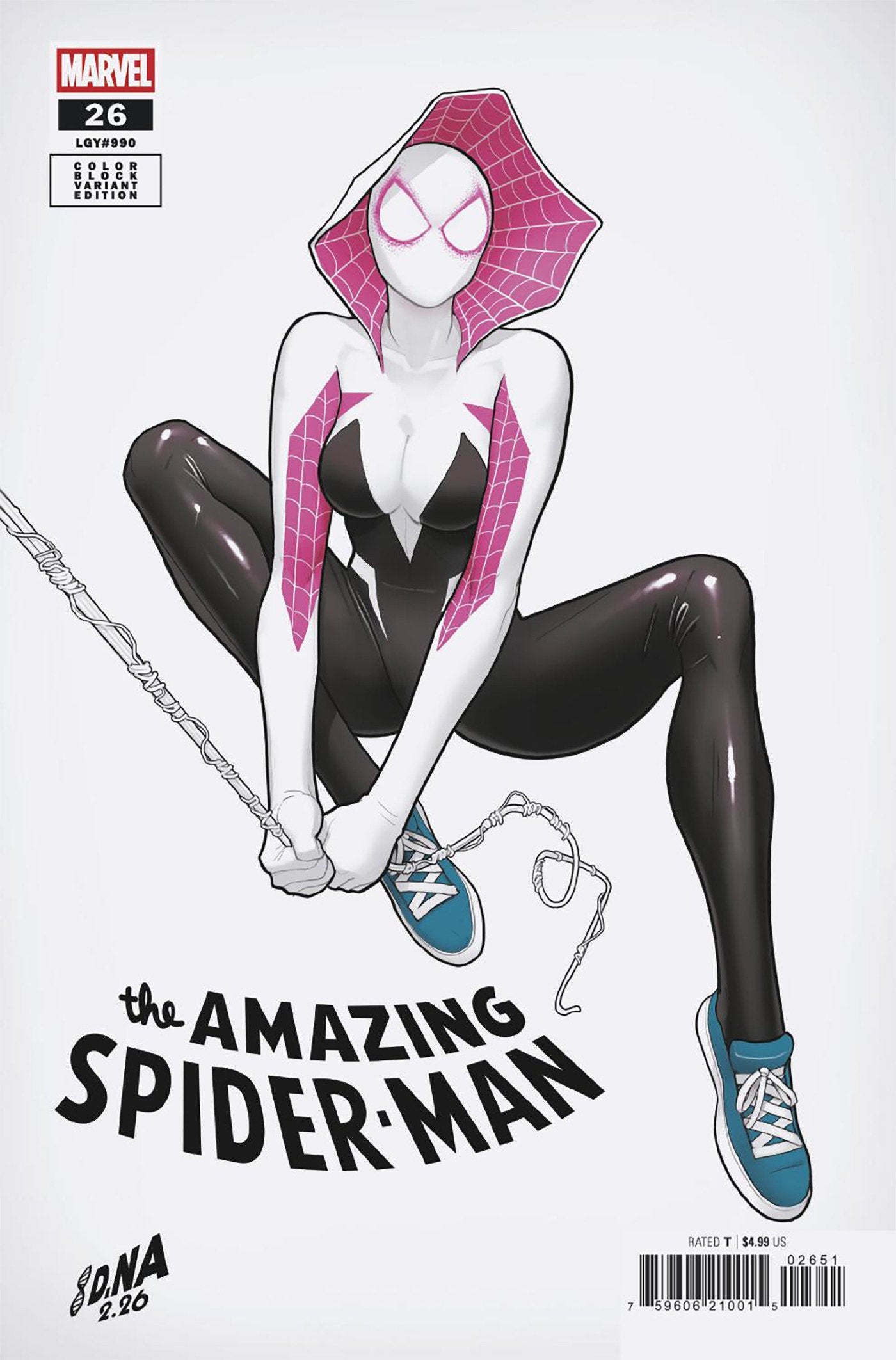 Amazing Spider-Man #26 David Nakayama Color Block White Variant [Ds] (NM)