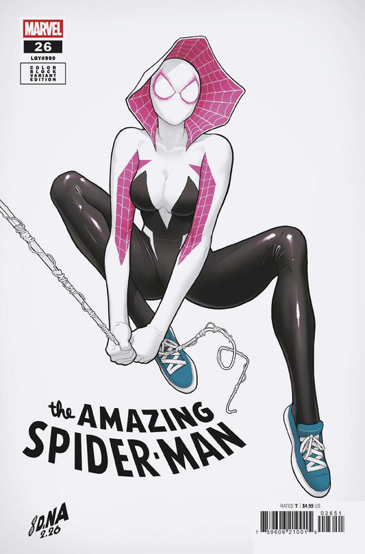 Amazing Spider-Man #26 David Nakayama Color Block White Variant [Ds] (NM)