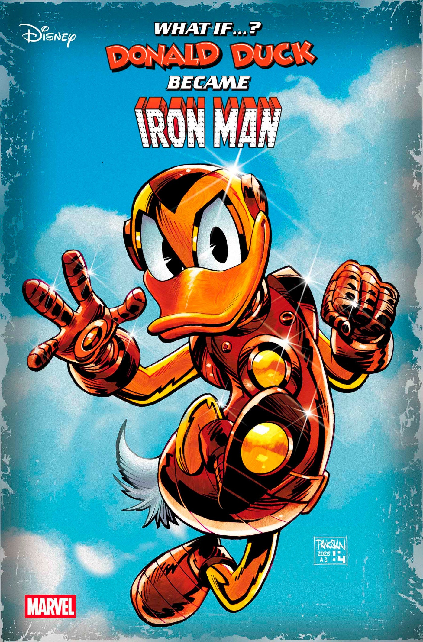 Marvel & Disney: What If...? Donald Duck Became Iron Man #1 Dan Panosian Variant (NM)