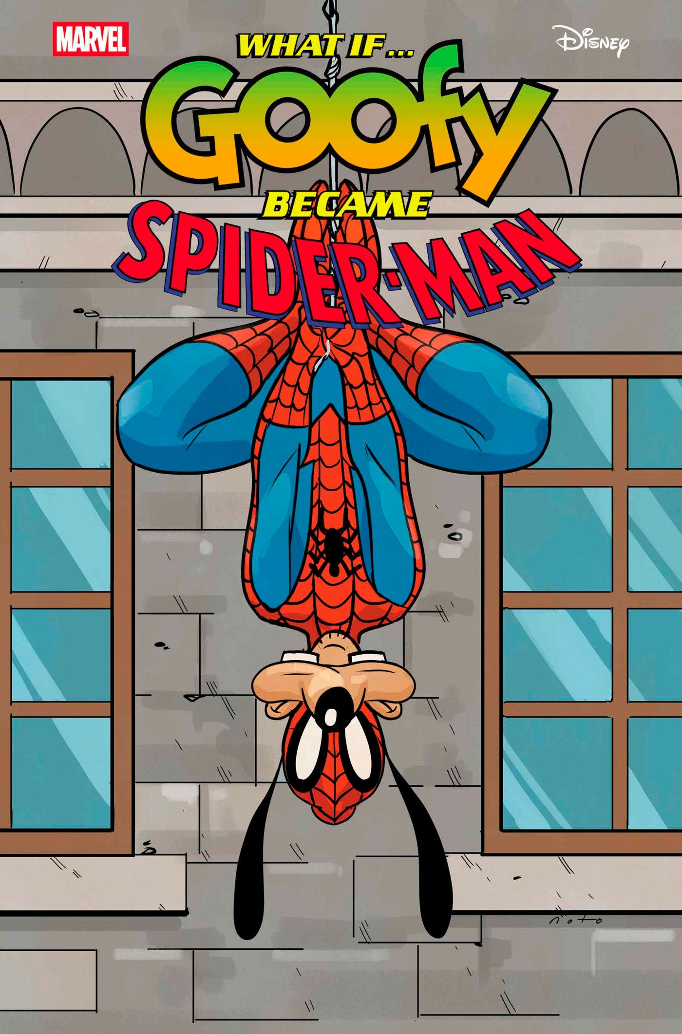 Marvel & Disney: What If...? Goofy Became Spider-Man #1 Phil Noto Goofy Spider-Man Variant (NM)