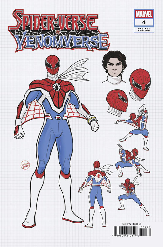 Spider-Verse vs. Venomverse #4 1:10 Luciano Vecchio Design Variant (NM)