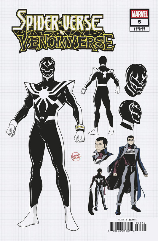Spider Verse vs. Venomverse #5 1:10 Luciano Vecchio Design Variant (NM)