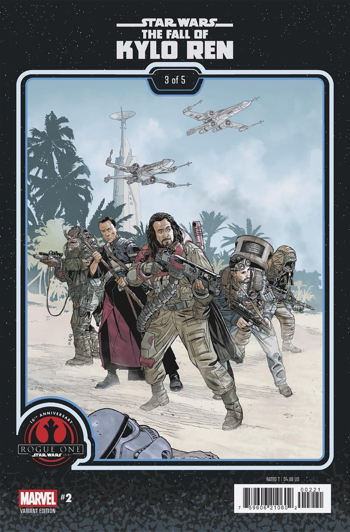 Star Wars: The Fall Of Kylo Ren #2 Chris Sprouse Rogue One 10 Th Anniversary Variant (NM)