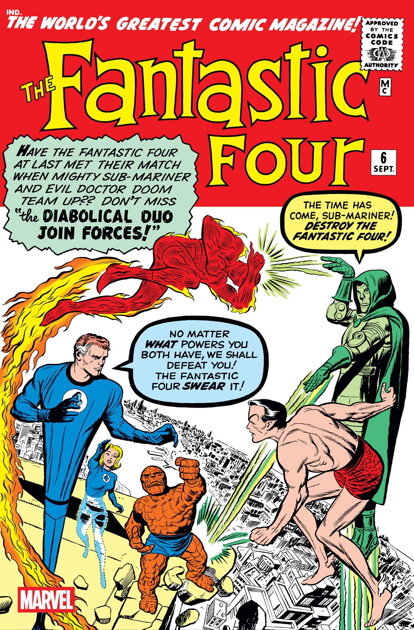 Fantastic Four #6 Facsimile Edition Foil Variant (NM)