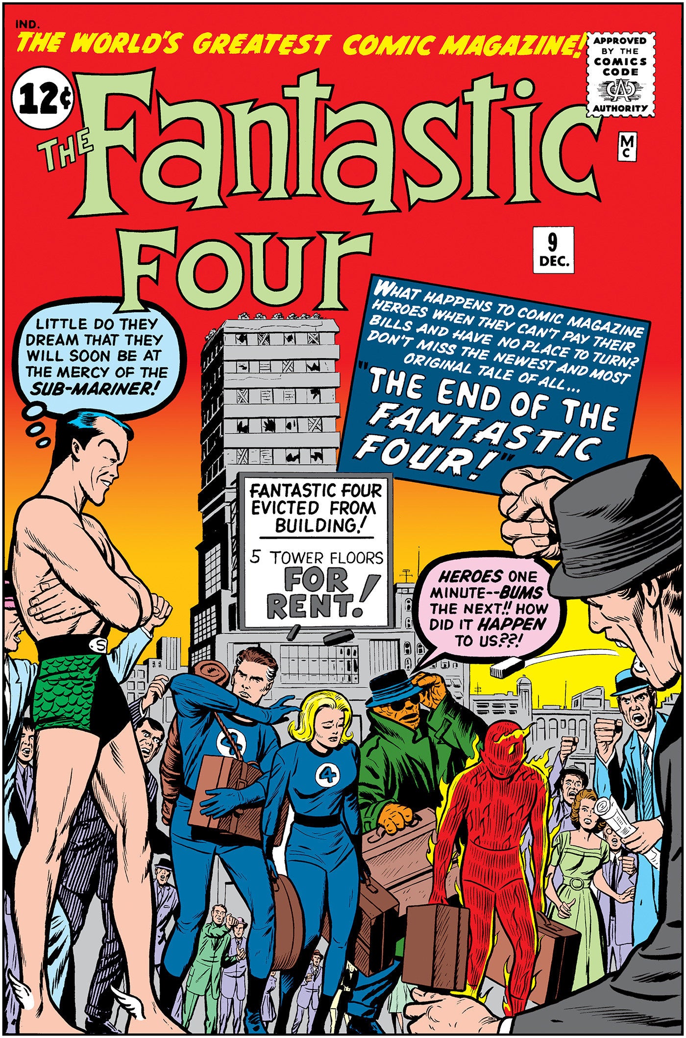 Fantastic Four #9 Facsimile Edition Foil Variant (NM)