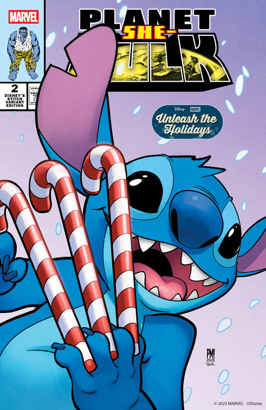 Planet She Hulk #2 Paco Medina Disney Stitch Unleash The Holidays Variant (NM)