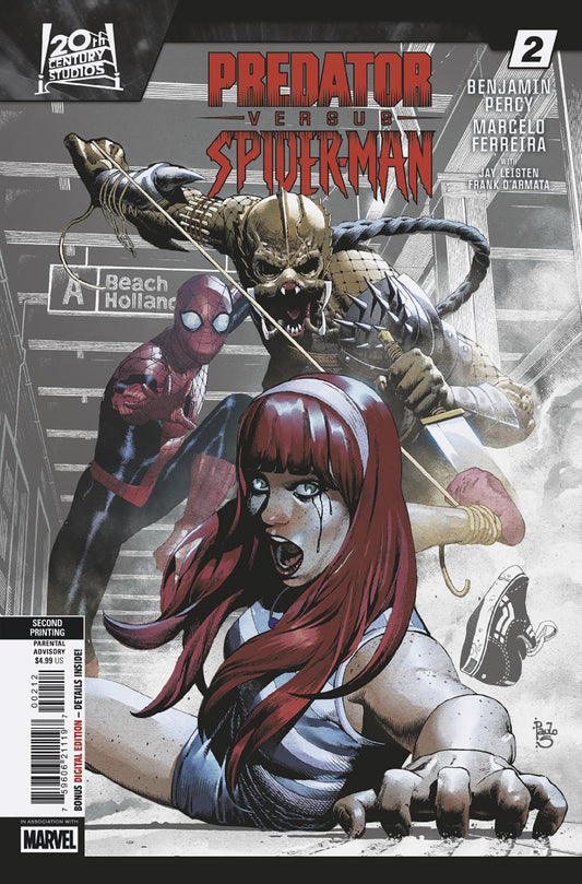 Predator vs. Spider-Man #2 Paulo Siqueira 2nd Print Variant (NM)