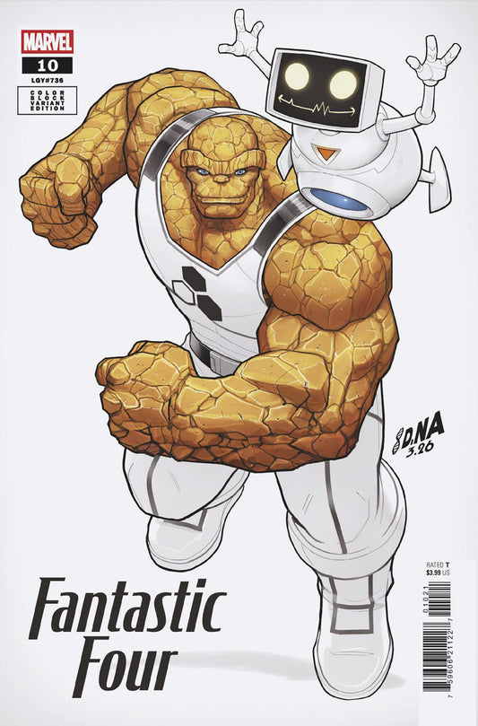 Fantastic Four #10 David Nakayama Color Block White Variant (NM)