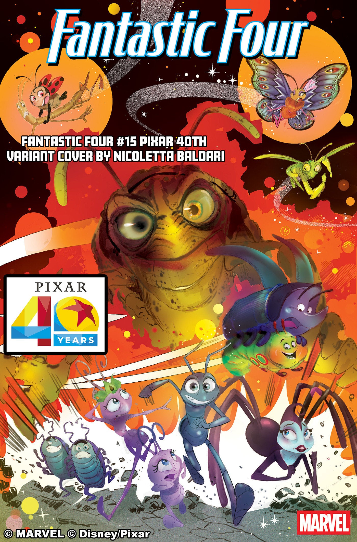 Fantastic Four #15 Nicoletta Baldari Pixar 40th Variant (NM)