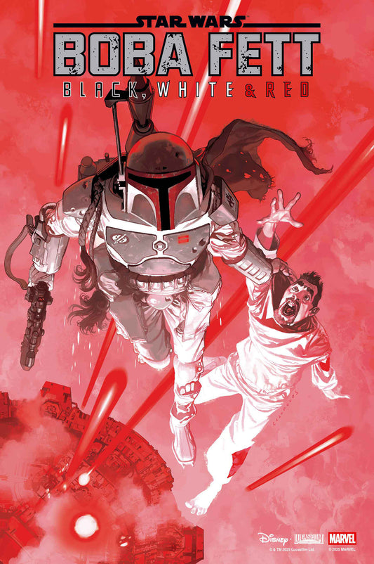 Star Wars: Boba Fett   Black, White & Red #1 Josemaria Casanovas Variant (NM)