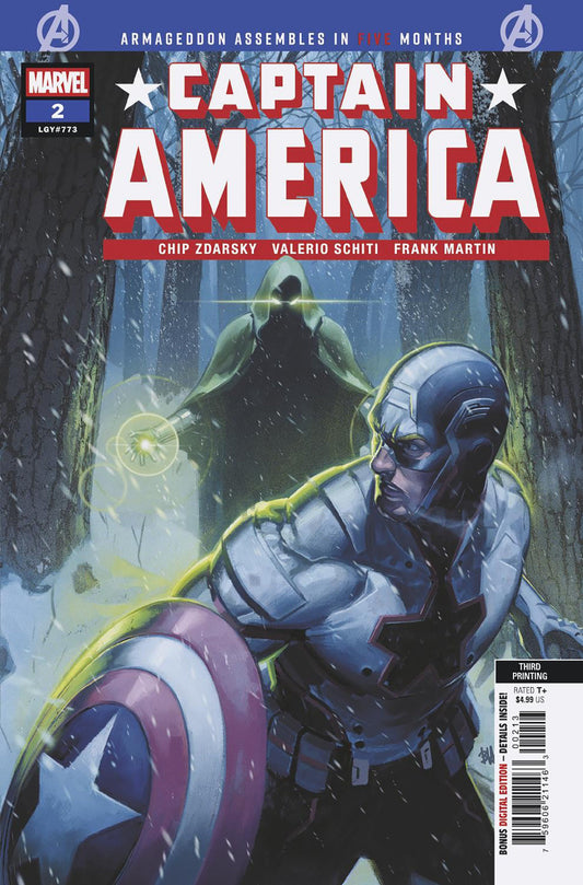 Captain America #2 Ben Harvey 3rd Printing Variant (NM)