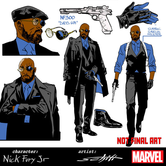 Captain America #10 1:10 Valerio Schiti Design Variant (NM)