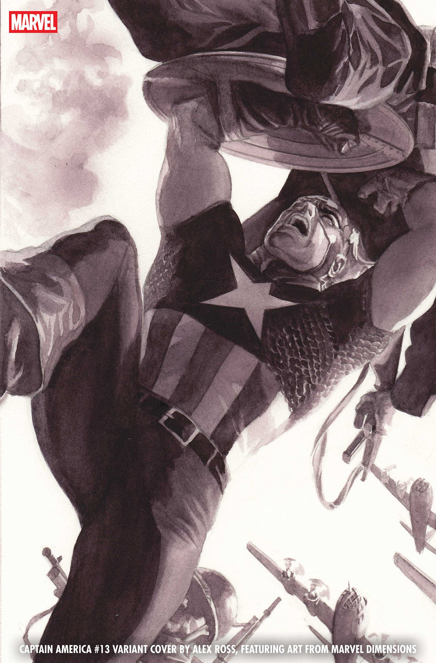 Captain America #13 Alex Ross Marvel Dimensions Variant [Arm] (NM)