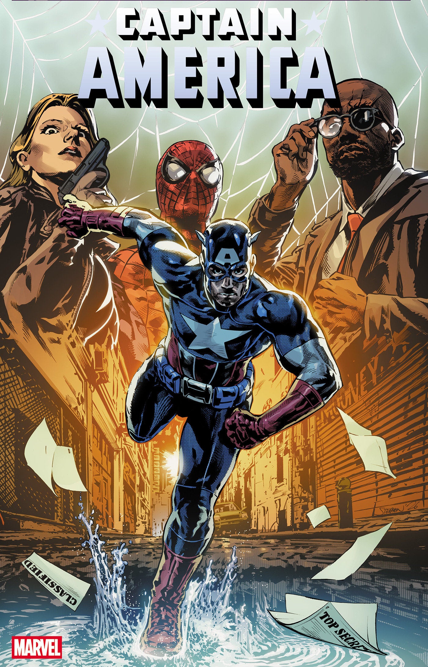 Captain America #13 Stephen Mooney Variant [Arm] (NM)
