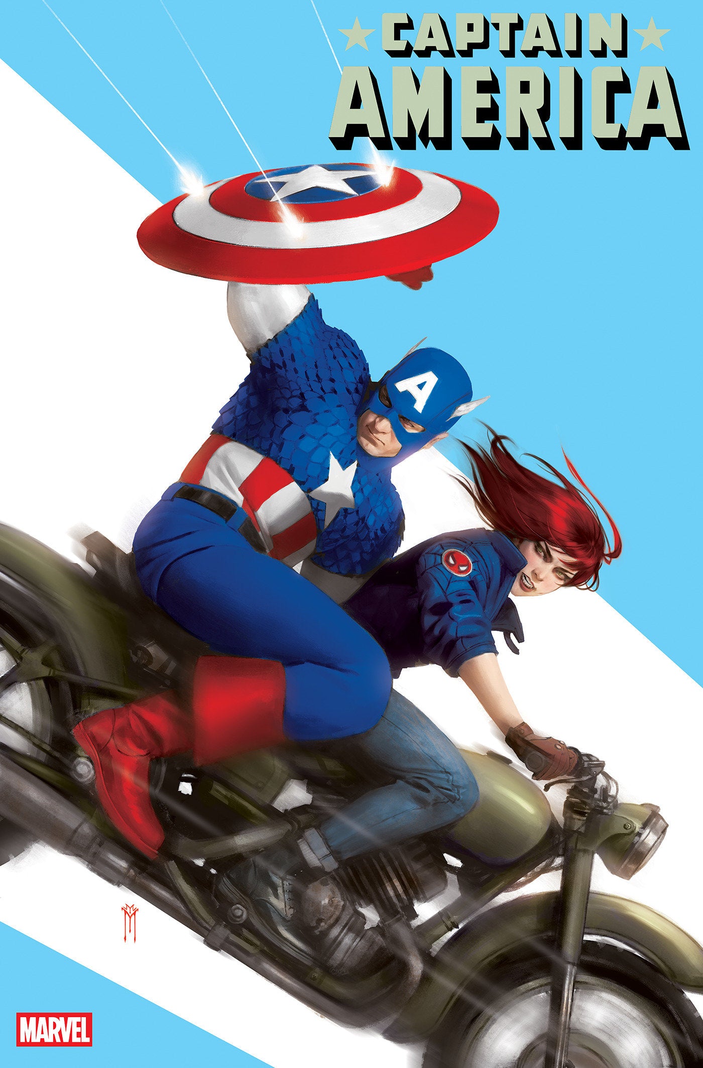 Captain America #14 Miguel Mercado Mary Jane Watson Variant [Arm] (NM)