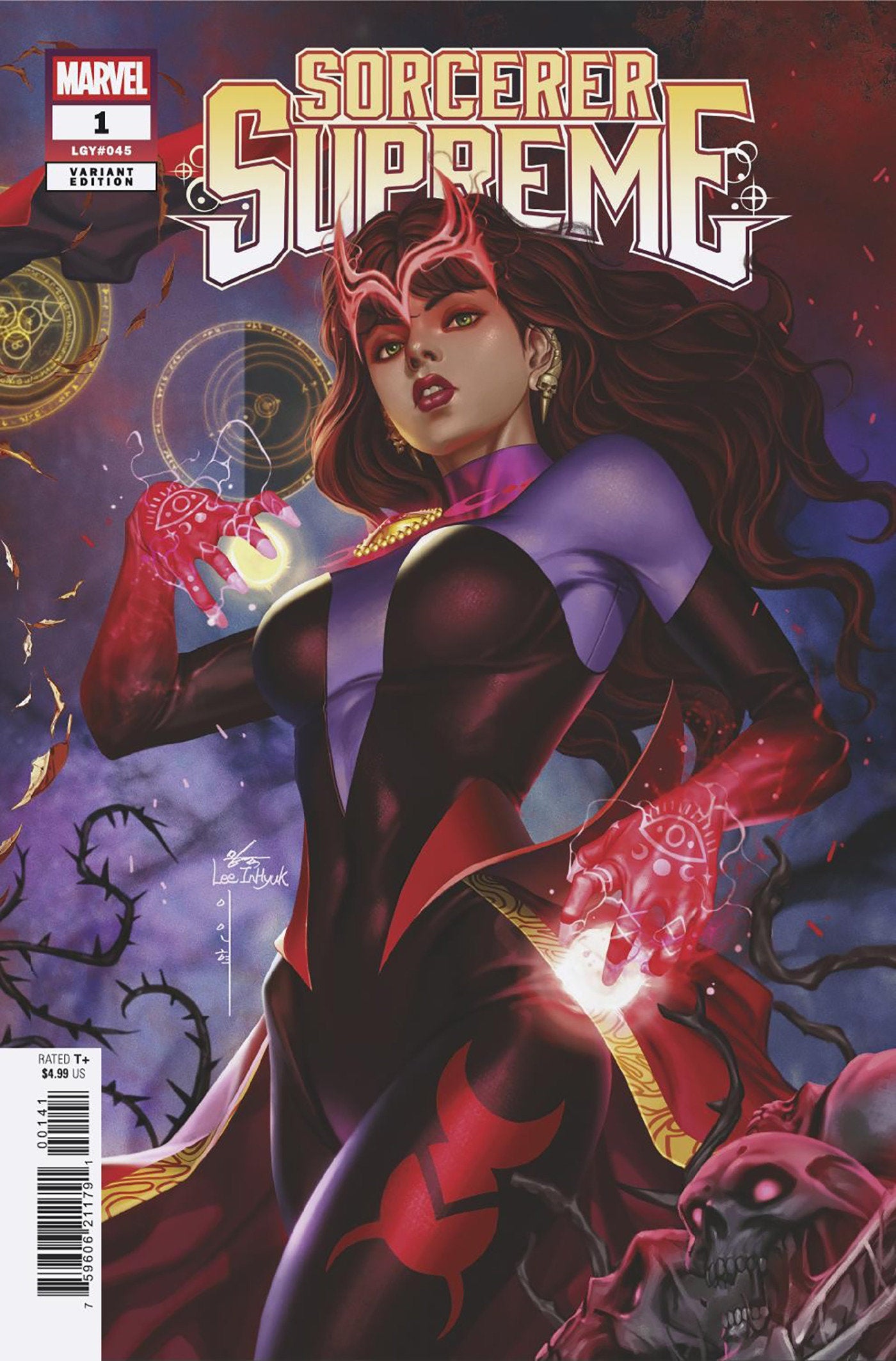 Sorcerer Supreme #1 Inhyuk Lee 3 Part Connecting Magic Variant C (NM)