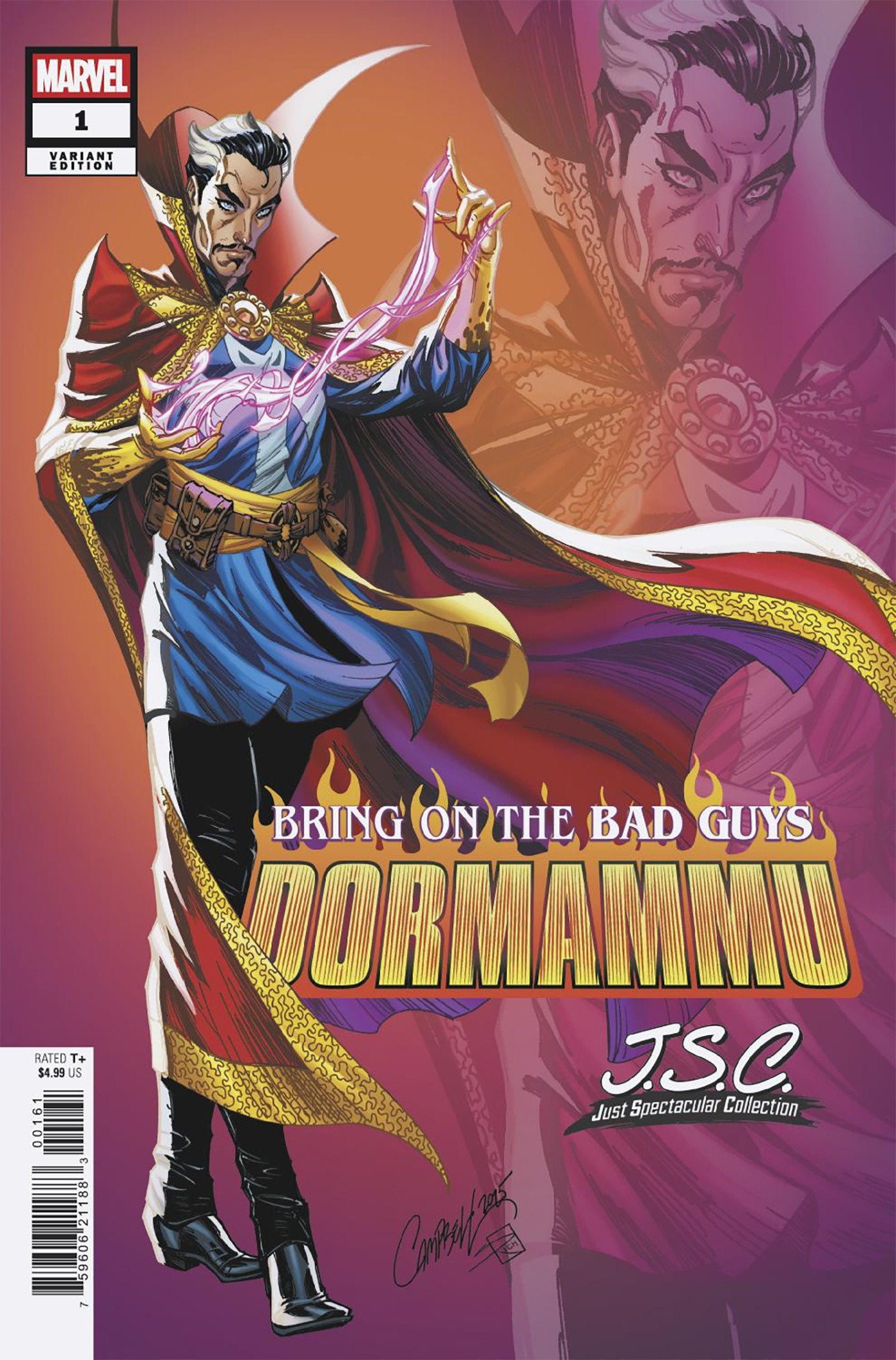 Bring On The Bad Guys: Dormammu #1 J. Scott Campbell Just Spectacular Collection Variant (NM)