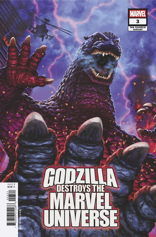 Godzilla Destroys The Marvel Universe #3 Kaida Yuji Fan Favorite Variant (NM)