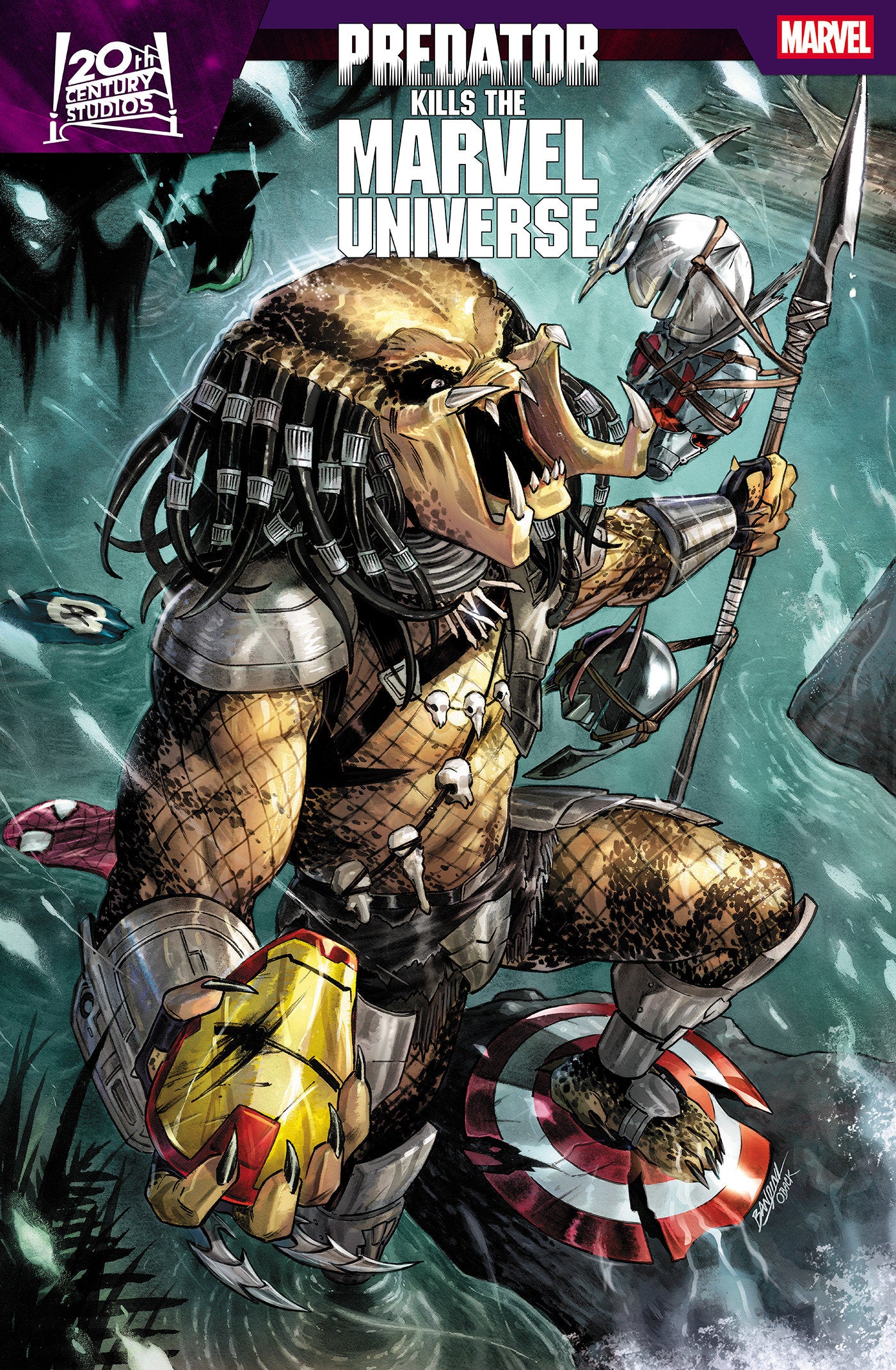 Predator Kills The Marvel Universe #1 Michele Bandini Foil Variant (NM)