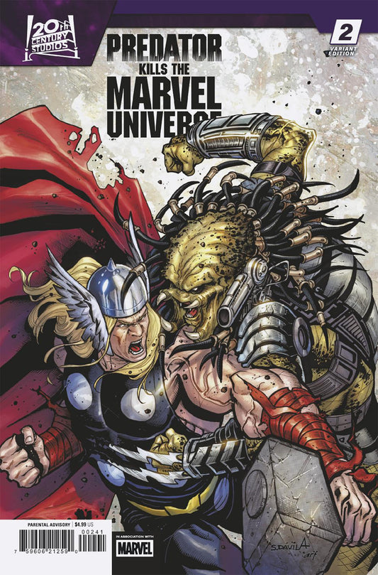 Predator Kills The Marvel Universe #2 Sergio Davila Variant (NM)