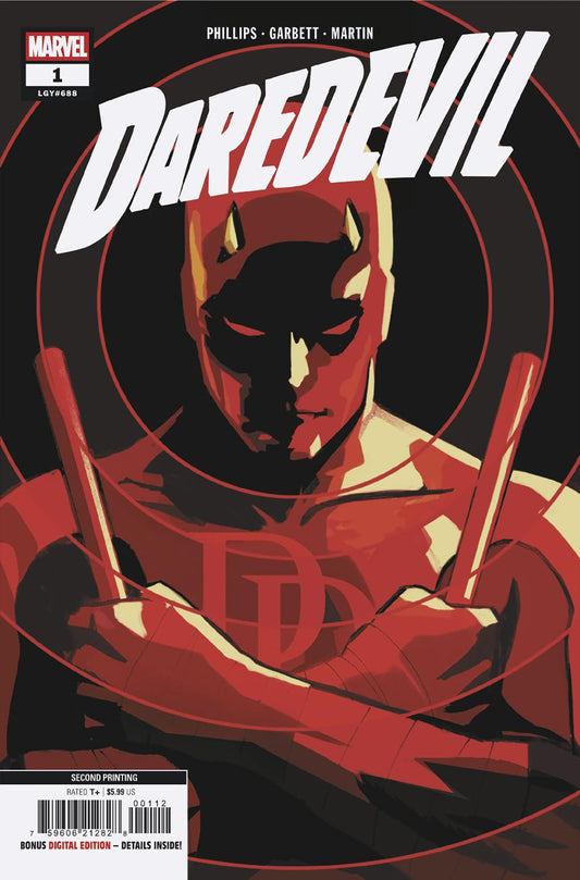Daredevil #1 Lee Garbett 2nd Printing Variant (NM)