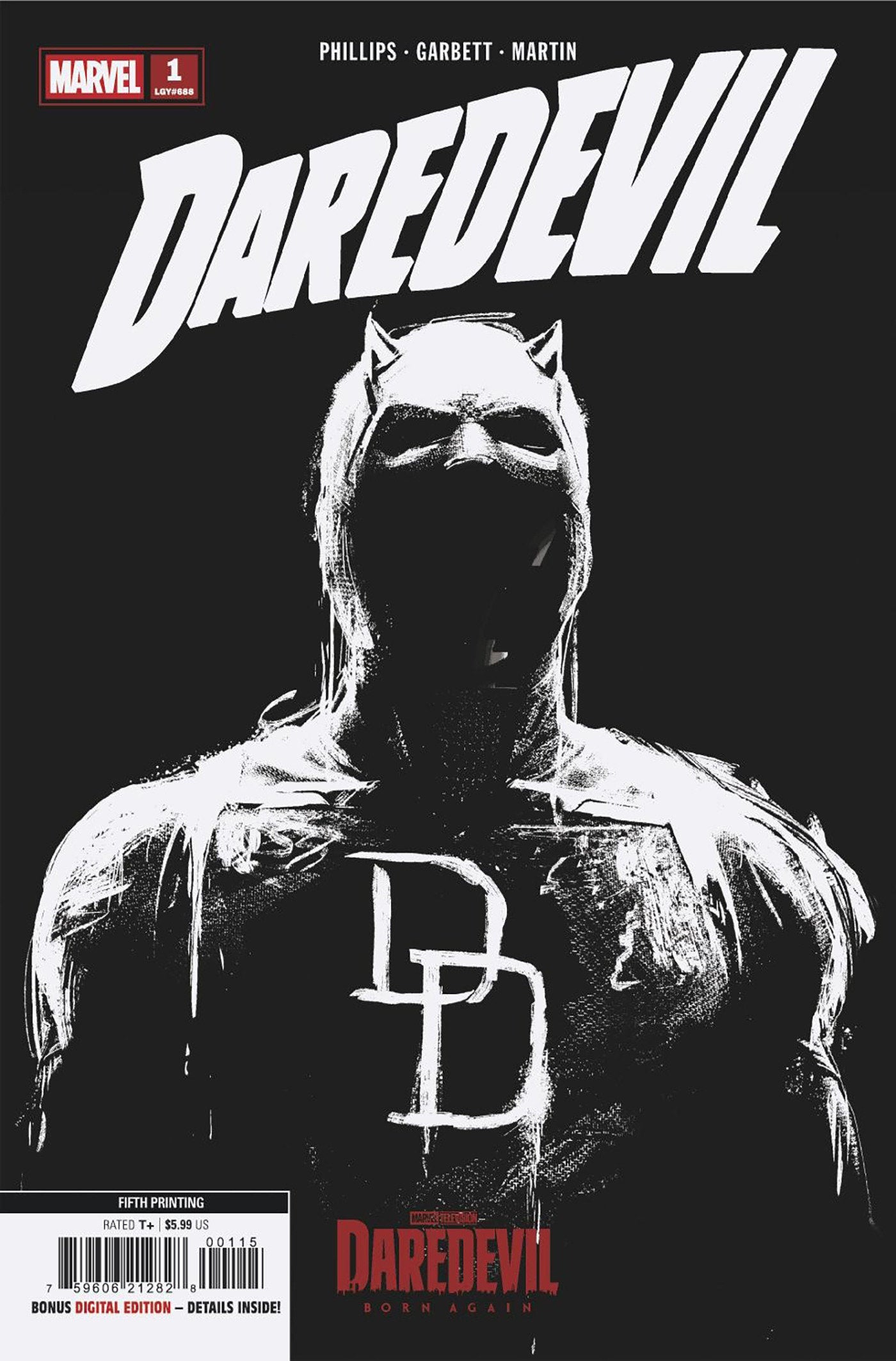 Daredevil #1 Marvel Television 5th Printing Variant (NM)
