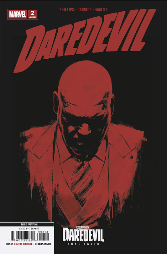 Daredevil #2 Marvel Television 3rd Printing Variant (NM)