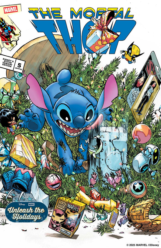 Thor #5 Humberto Ramos Disney Stitch Unleash The Holidays Variant (NM)
