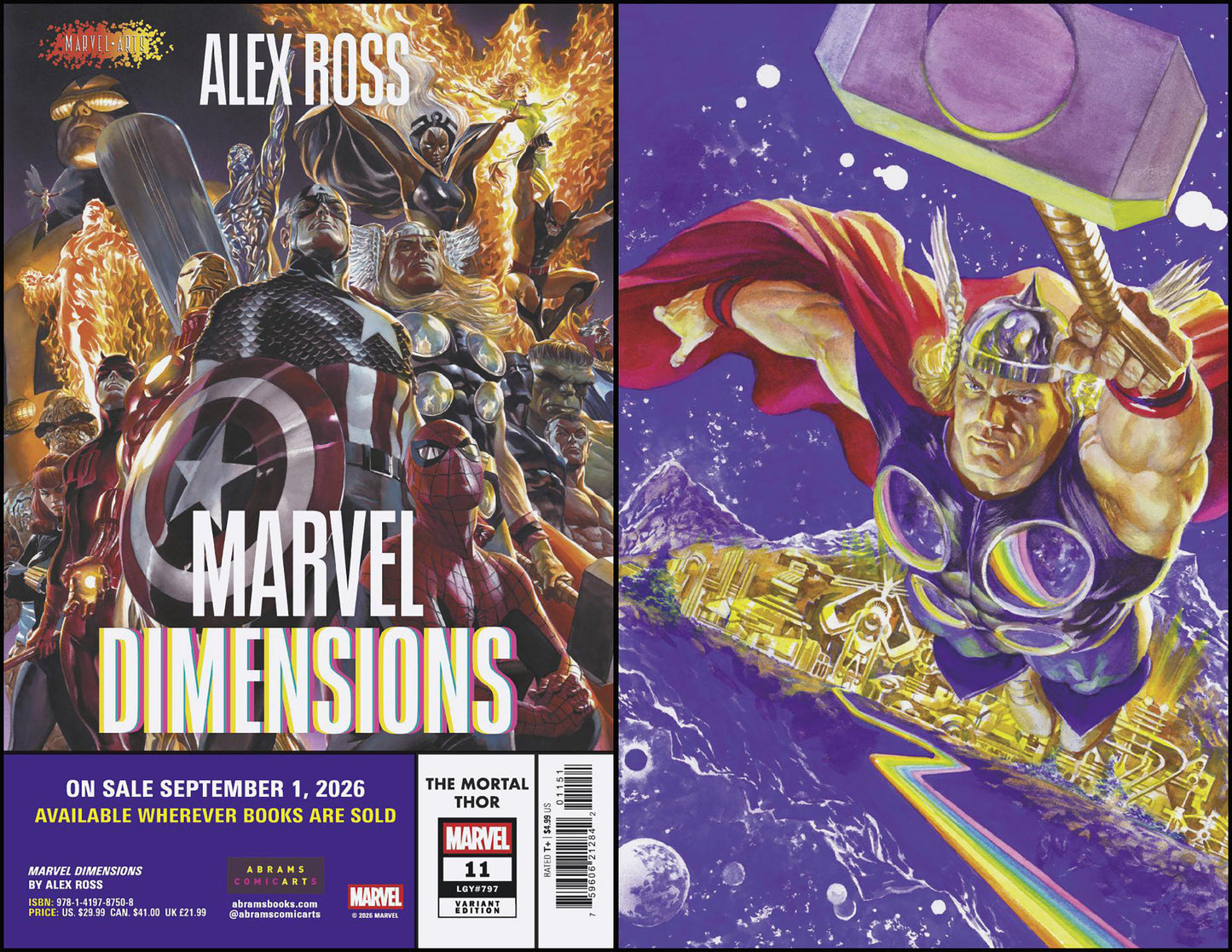 Mortal Thor #11 Alex Ross Marvel Dimensions Variant (NM)