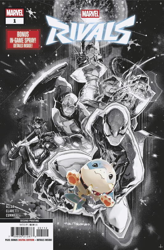 Marvel Rivals #1 Tokitokoro 2nd Print Variant (NM)