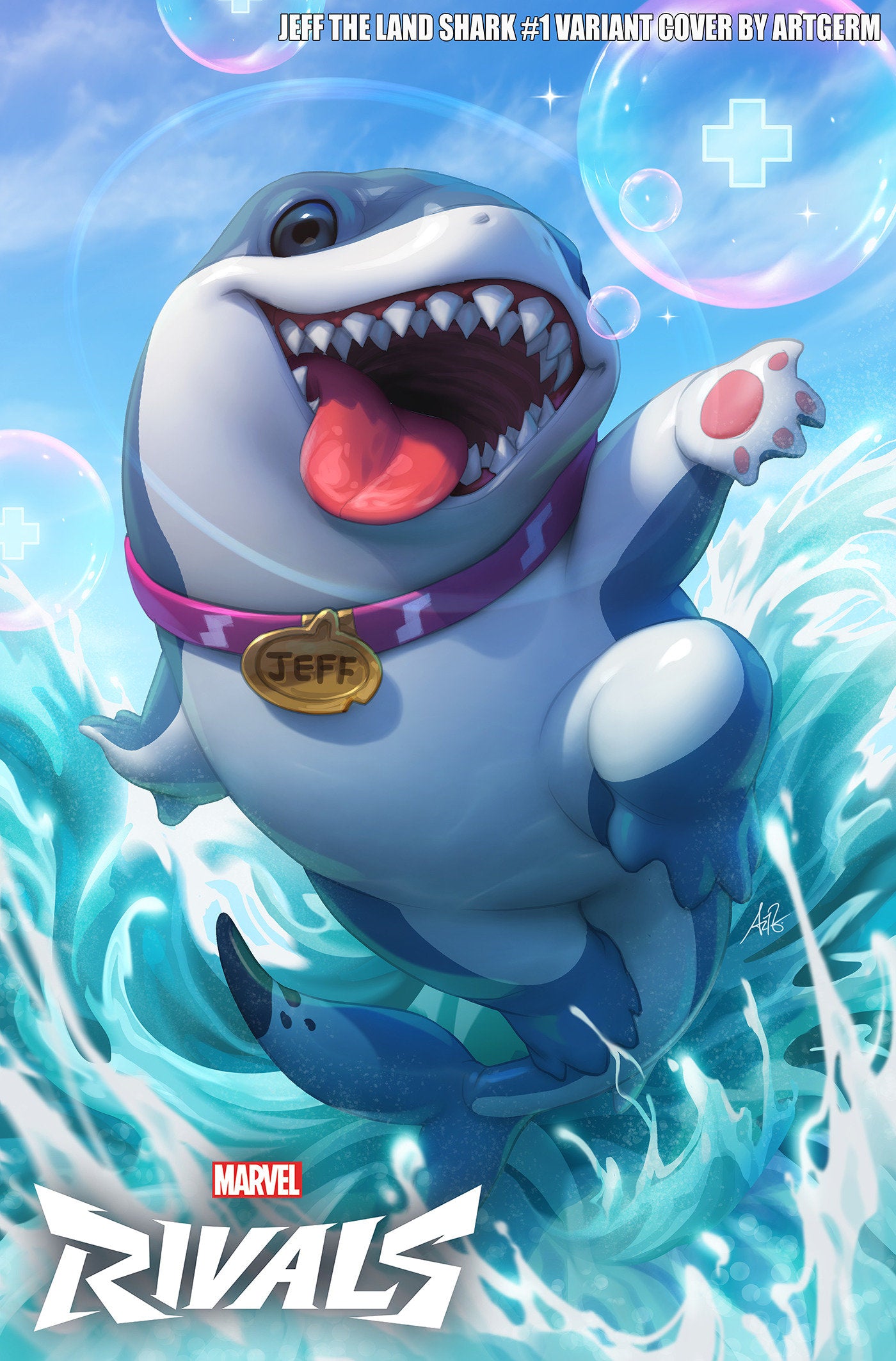 Jeff The Landshark #1 Artgerm Marvel Rivals Variant (NM)